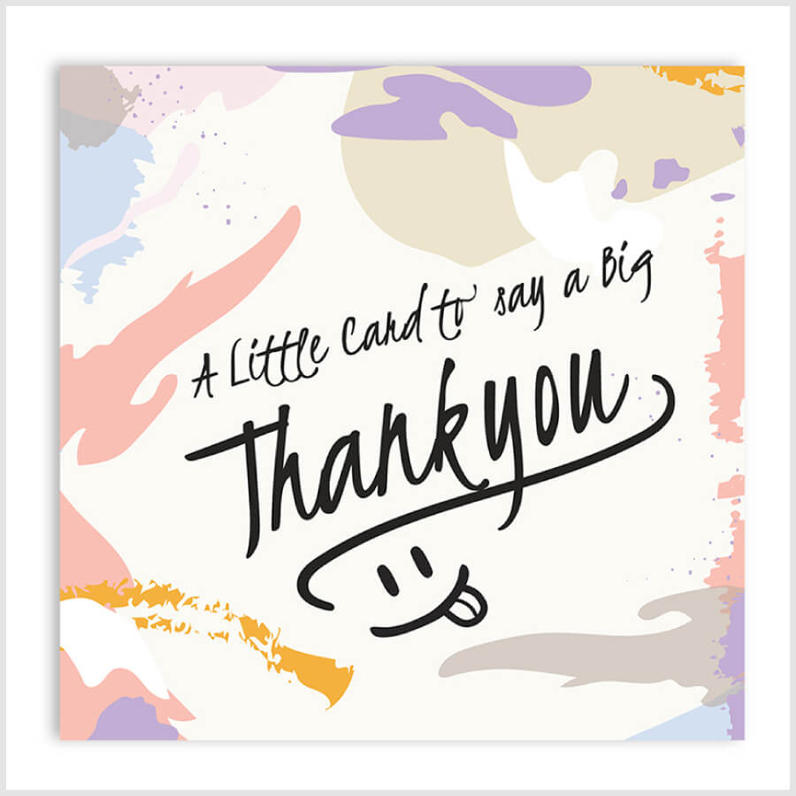 Heartfelt Big Thank You Greeting Card
