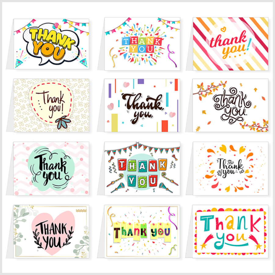 Simplicity in Gratitude: Minimalist Thank You Card Collection