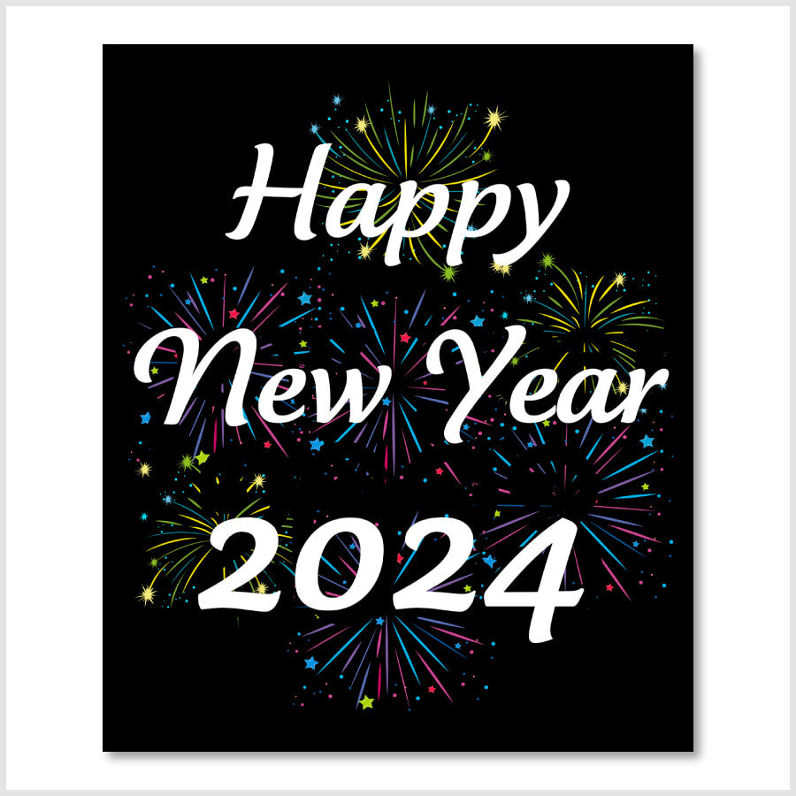 Happy New Year Wine Labels