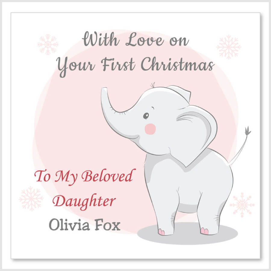 xmas cards daughter