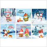 Unique Christmas cards with hand-drawn illustrations