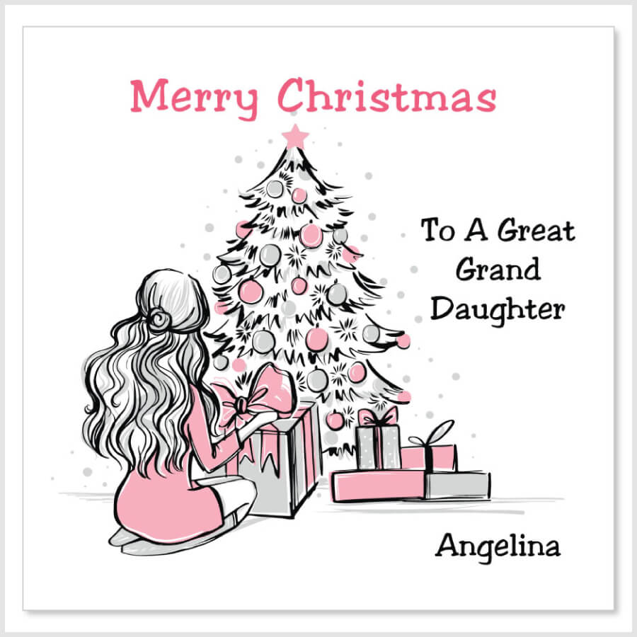 granddaughters christmas cards