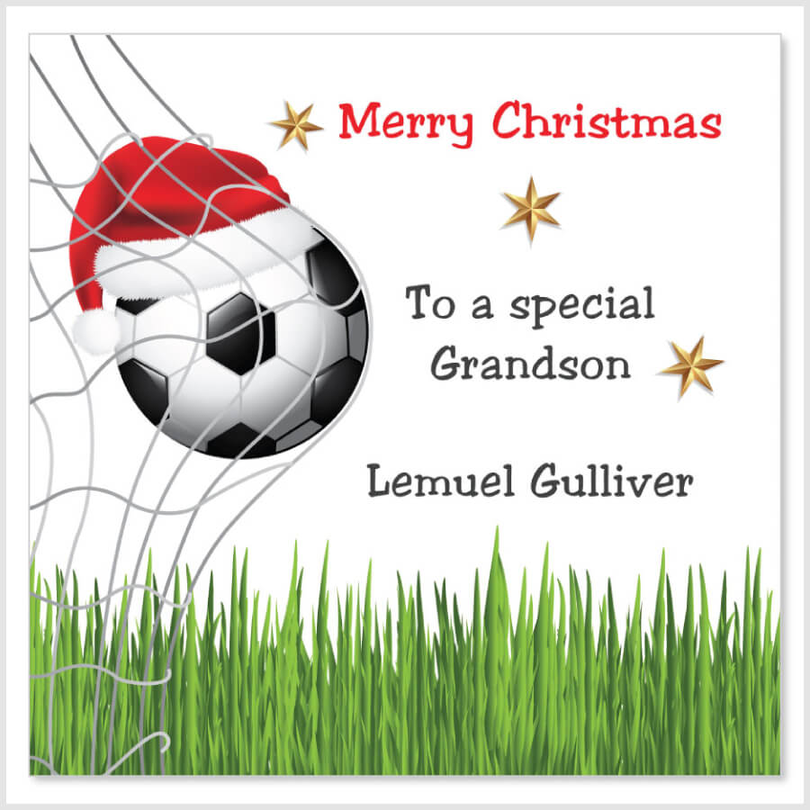 football christmas card