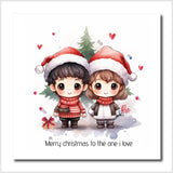 Christmas Card - For -  To The One I Love