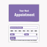 Stay On Track with Our Custom Appointment Reminder Cards