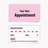Stay On Track with Our Custom Appointment Reminder Cards