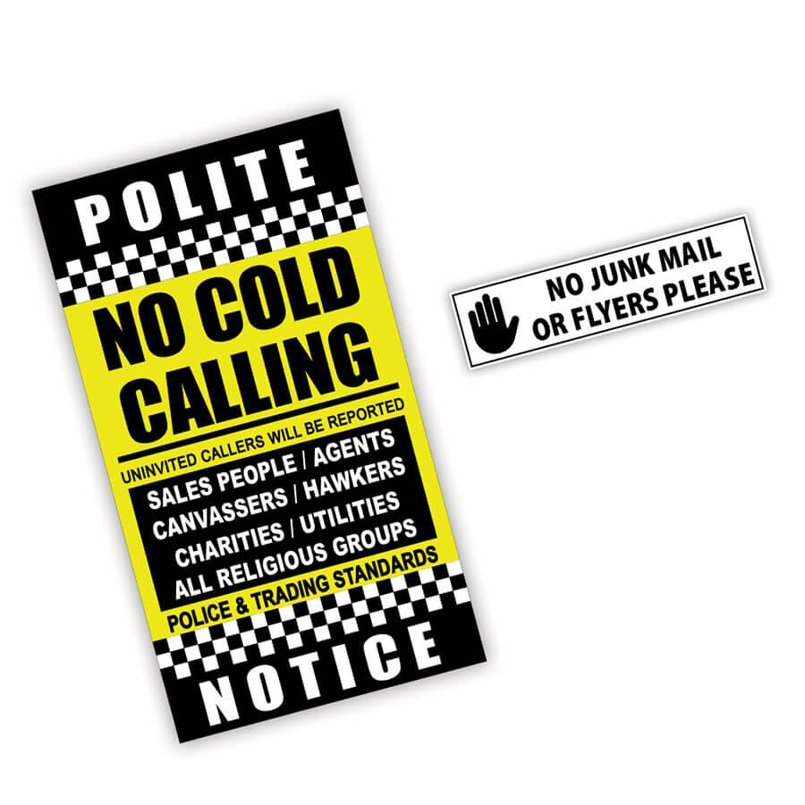 No Junk Mail Sign
