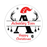 Christmas Letter A Sticker