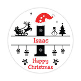 Christmas Letter I Sticker