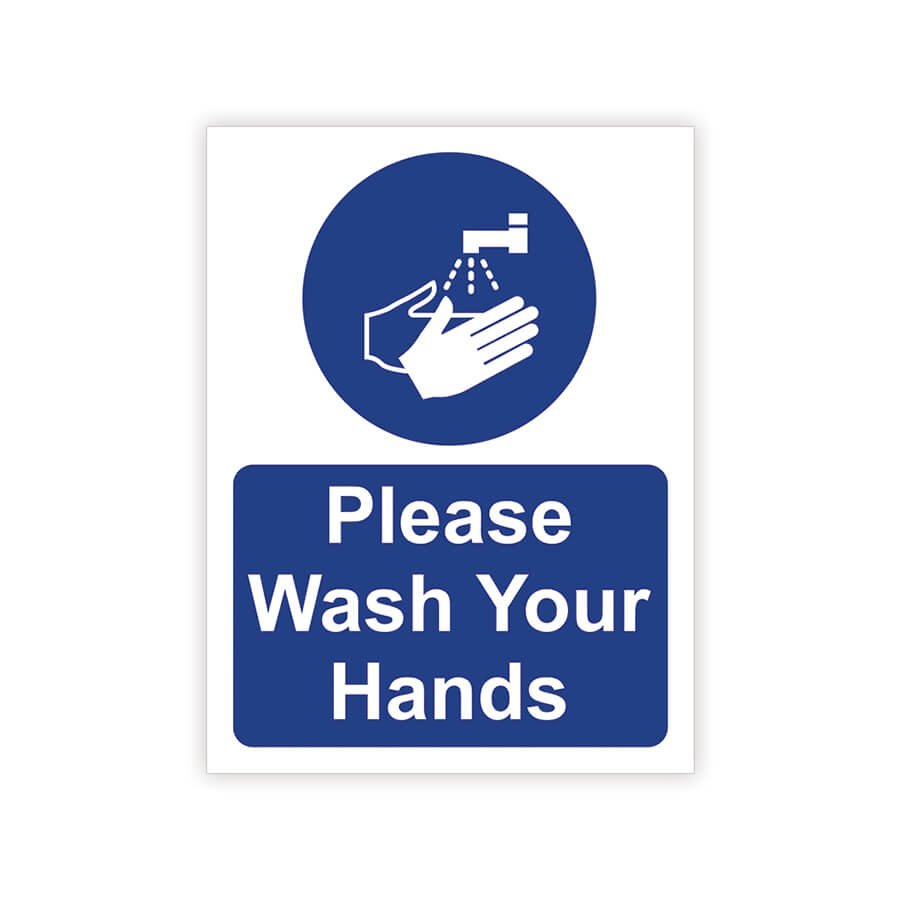 wash your hands sign
