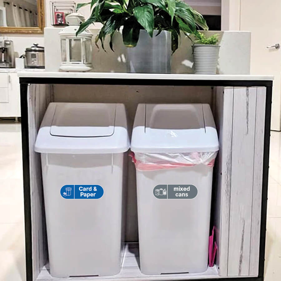 recycling labels for bins