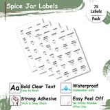 Minimalist Spice Jar Labels