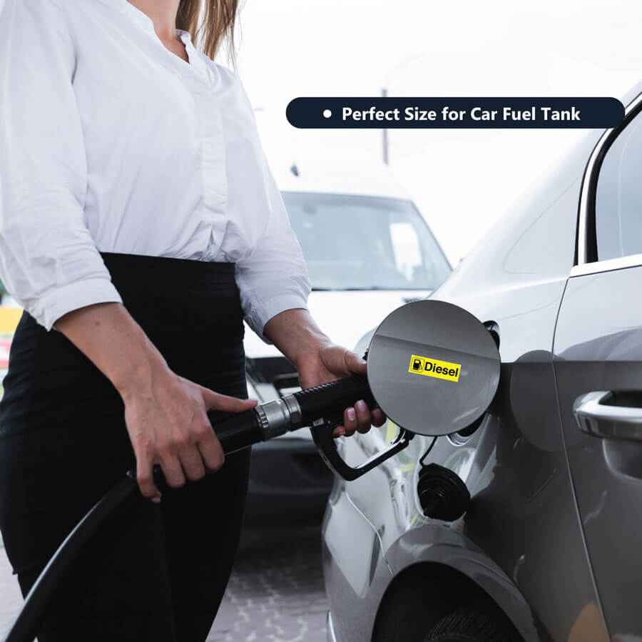 Car fuel sticker for diesel/Fuel sticker/Self-adhesive diesel fuel ...