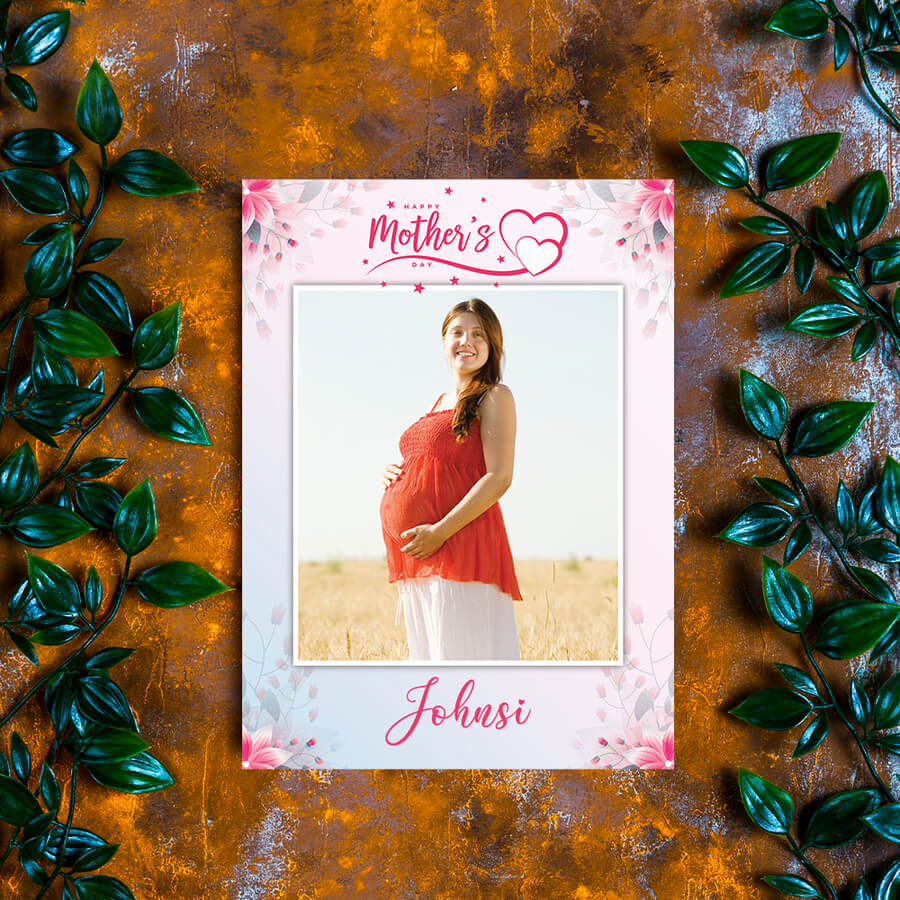Unique personalised Mother’s Day photo card for mummy