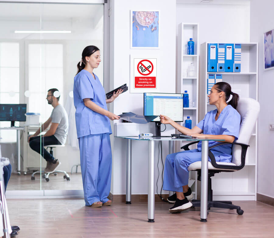 Strictly No Smoking On These Premises Sign Stickers