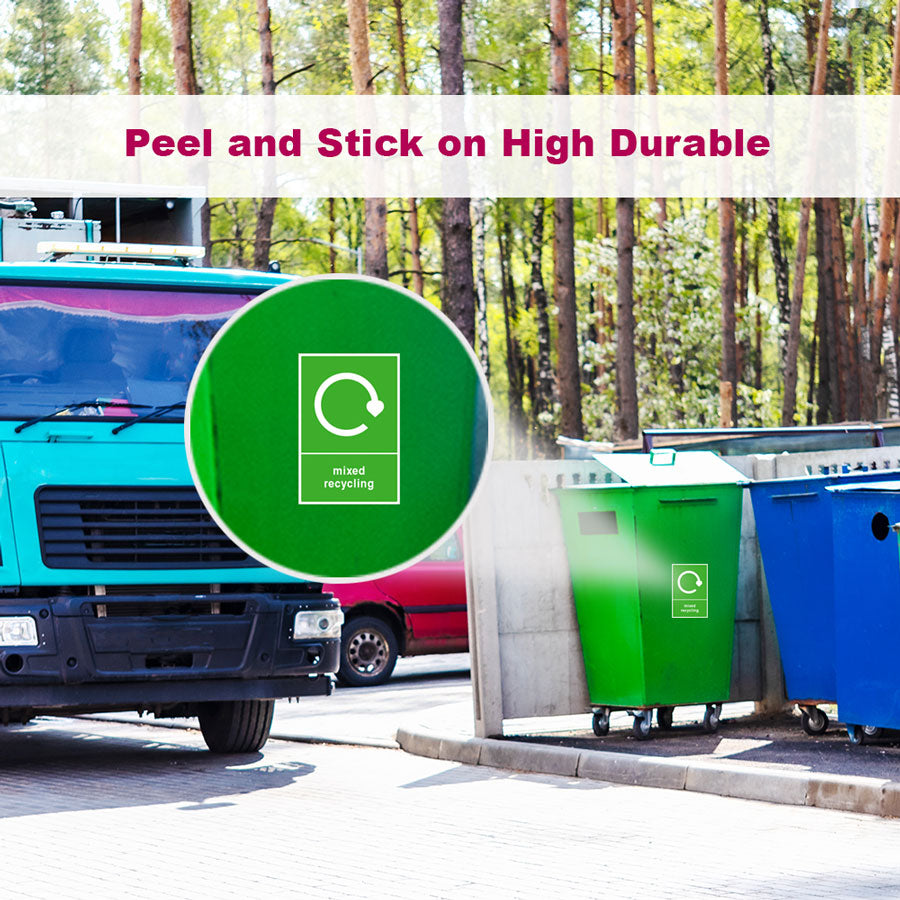 Mixed Recycling Bin Sticker