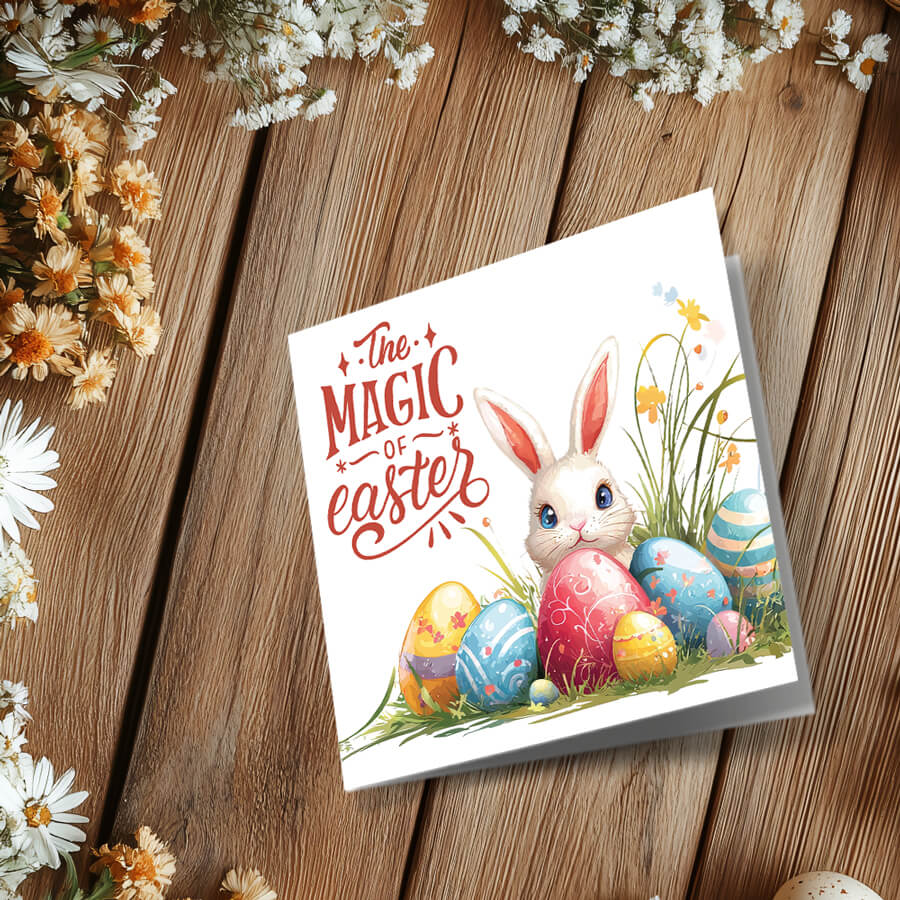 easter bunny cards blank inside