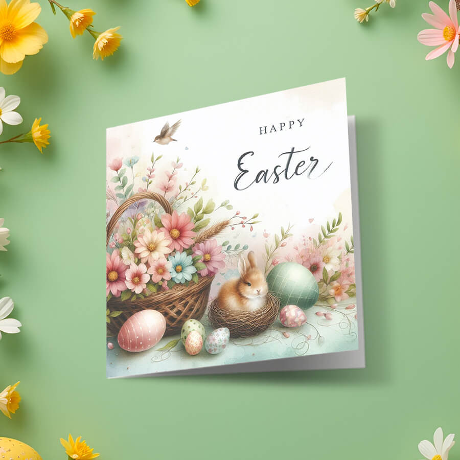 elegant easter greeting card uk