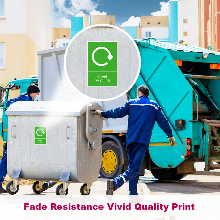 Mixed Recycling Bin Sticker