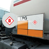 LPG Warning Sticker