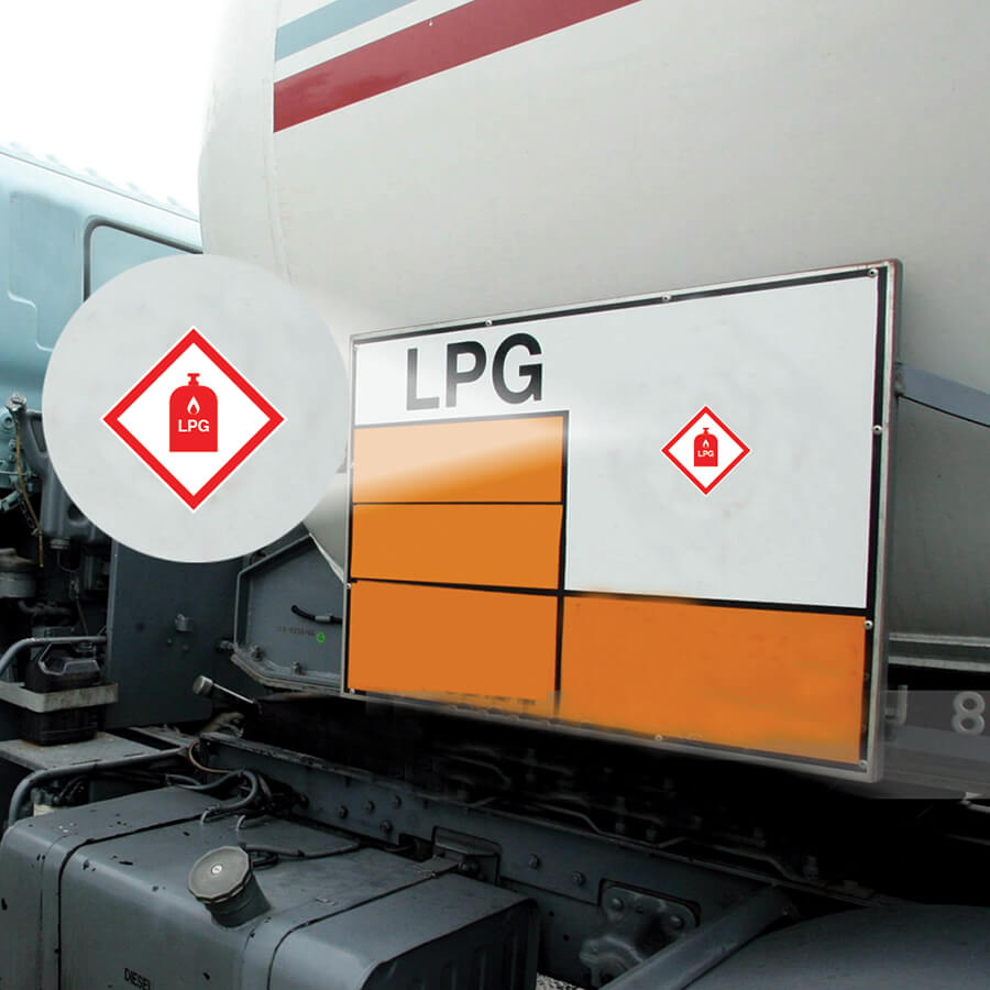 LPG Warning Sticker