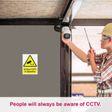 24 Hour CCTV Operation Sign Sticker
