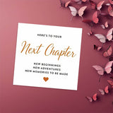 elegant good luck wishes greeting card