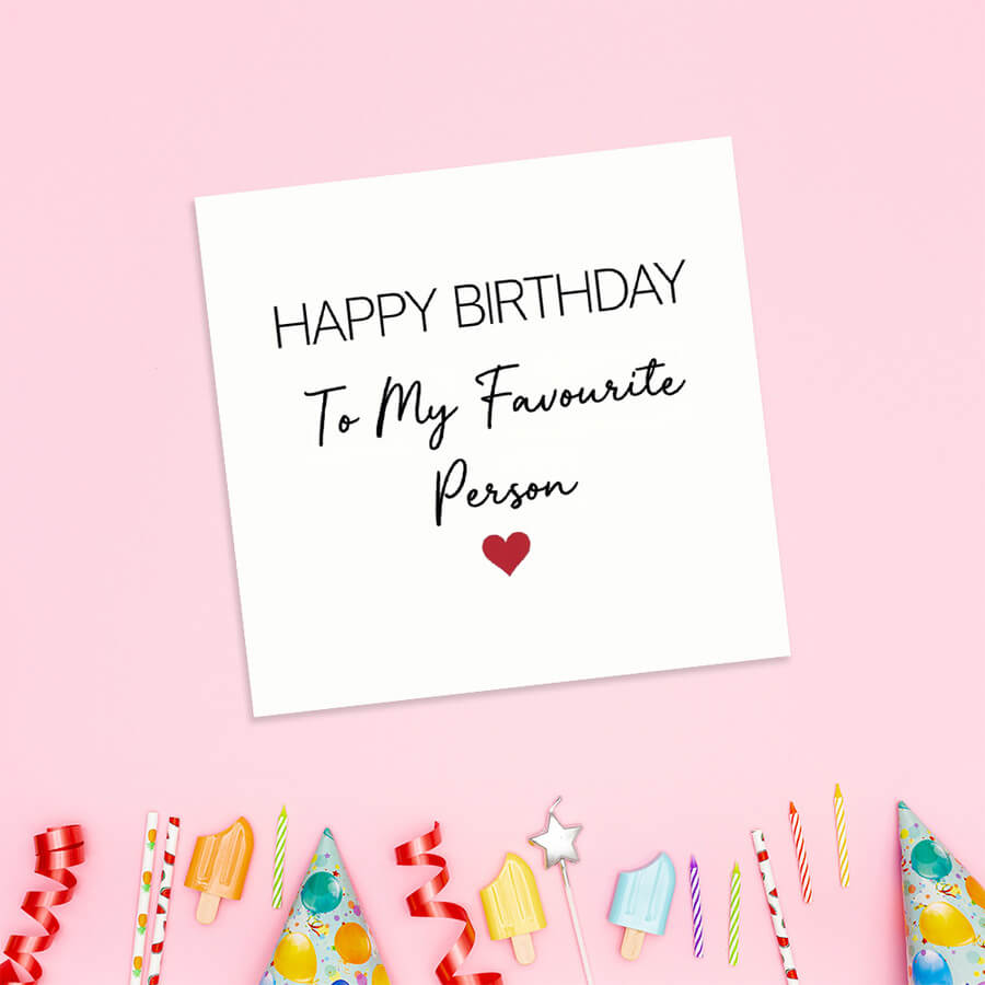 happy birthday greeting card