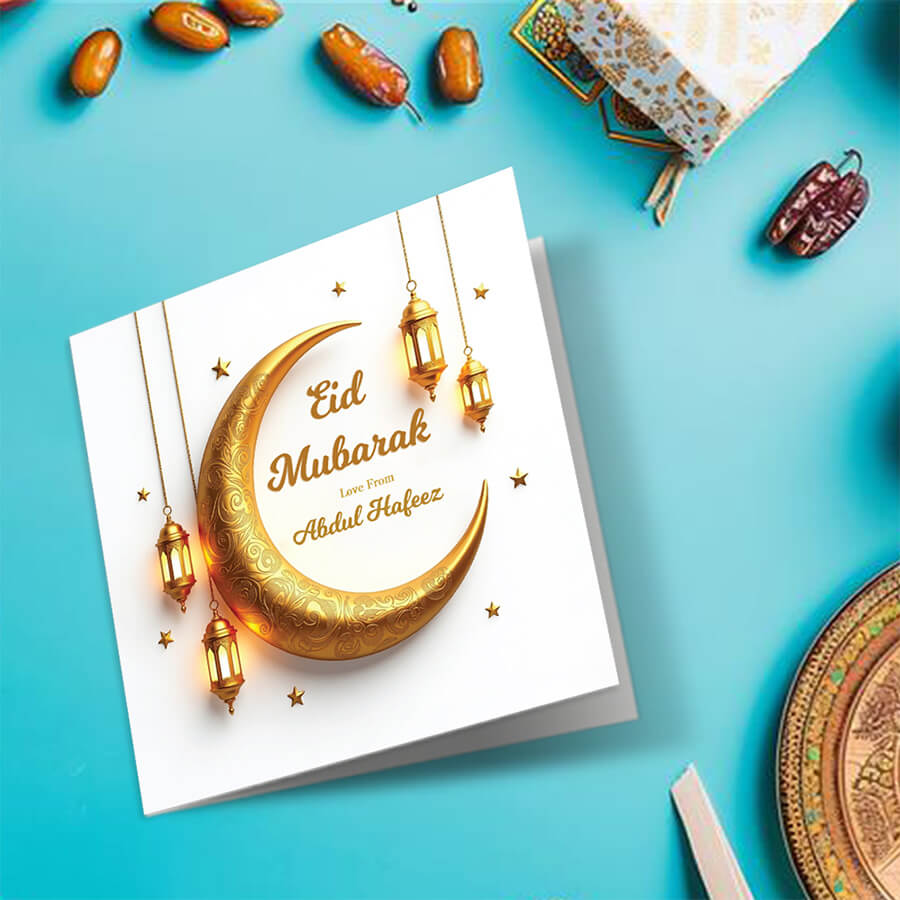 Eid wishing card