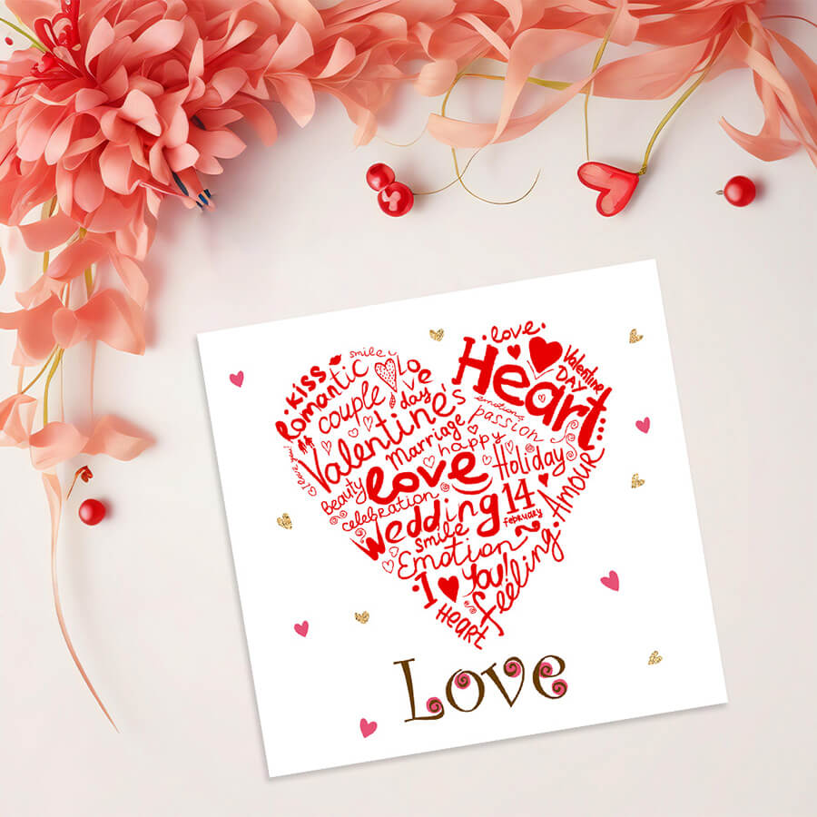 cute valentines card