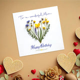 Simple and thoughtful mother birthday card