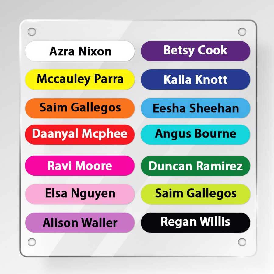Name Labels - Pencil