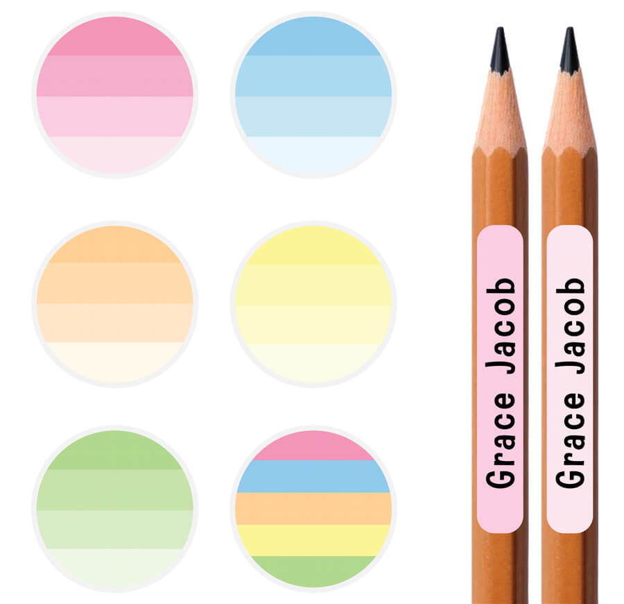 names labels