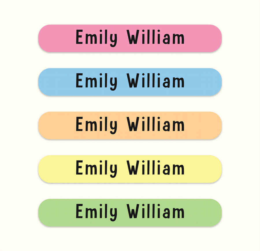 name labels for kid
