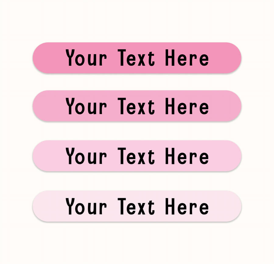labels with names