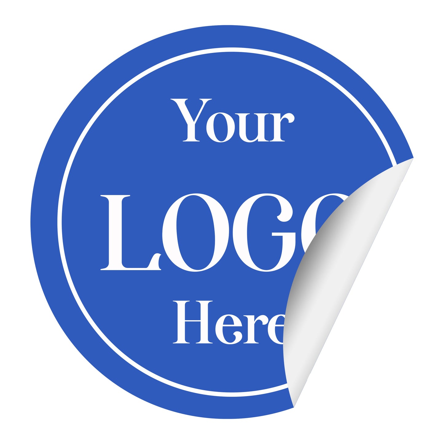 Personalised Logo Stickers - Round - Round Gloss, Clear & Matt