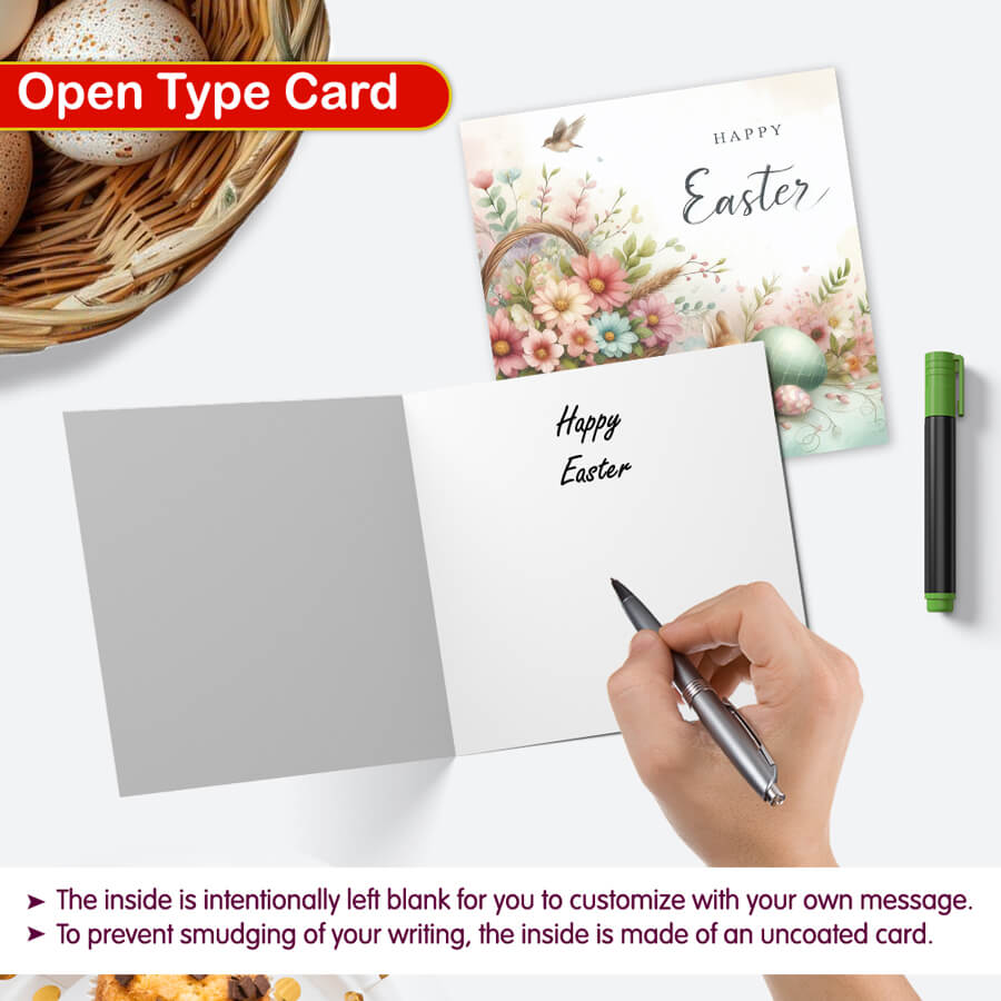 cute easter bunny cards with envelope