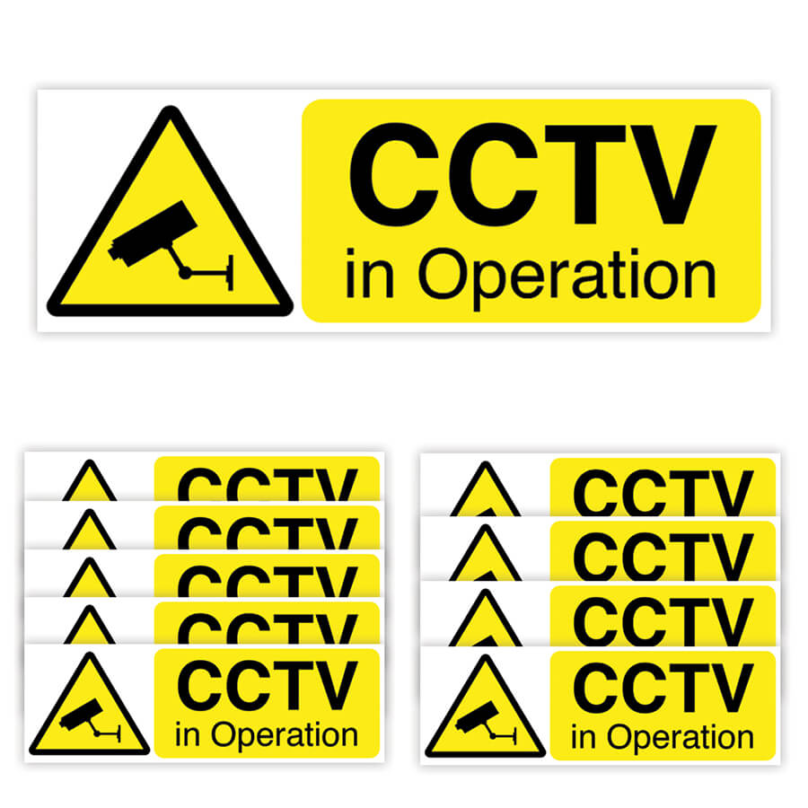 security signs sticker