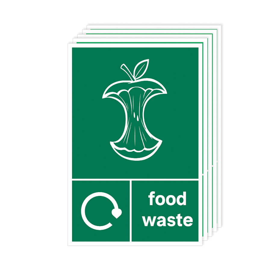 Food Waste recycling bin sticker
