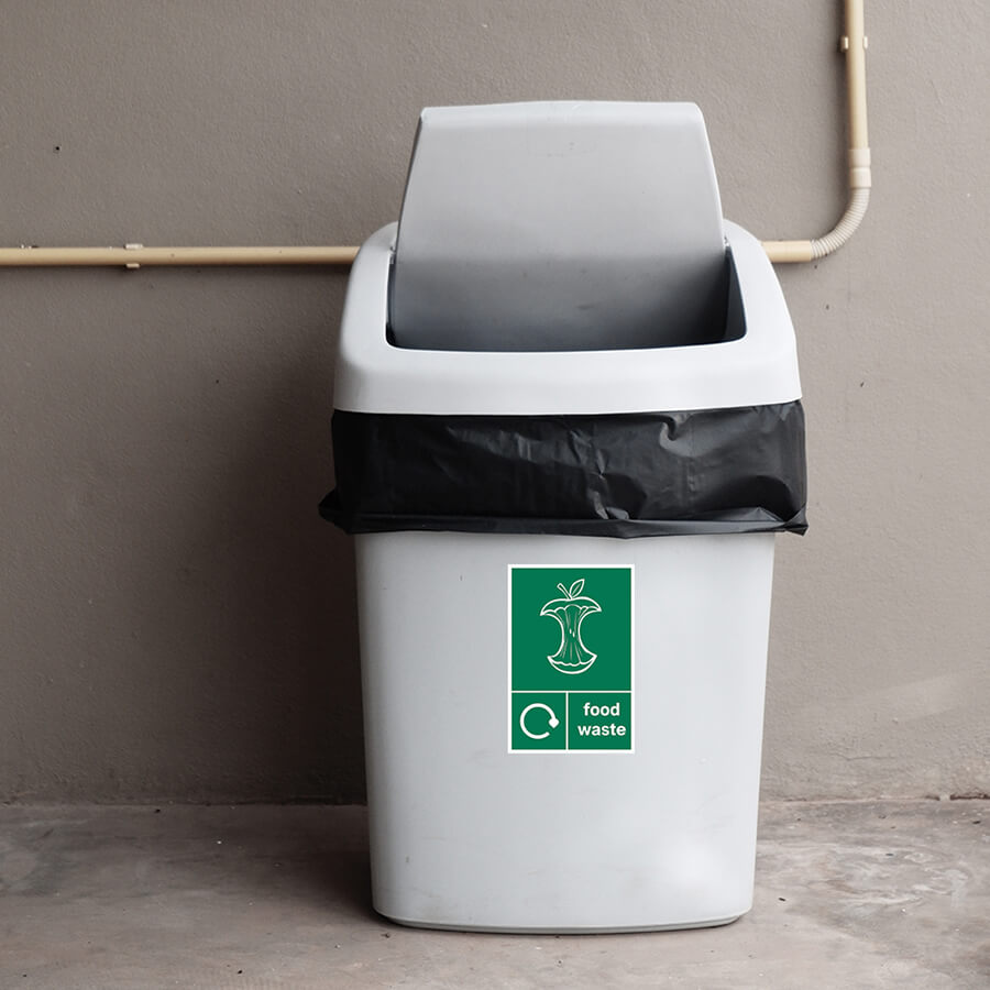 food waste sign