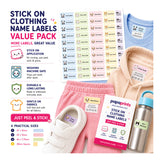 Stick On Clothing Name Labels