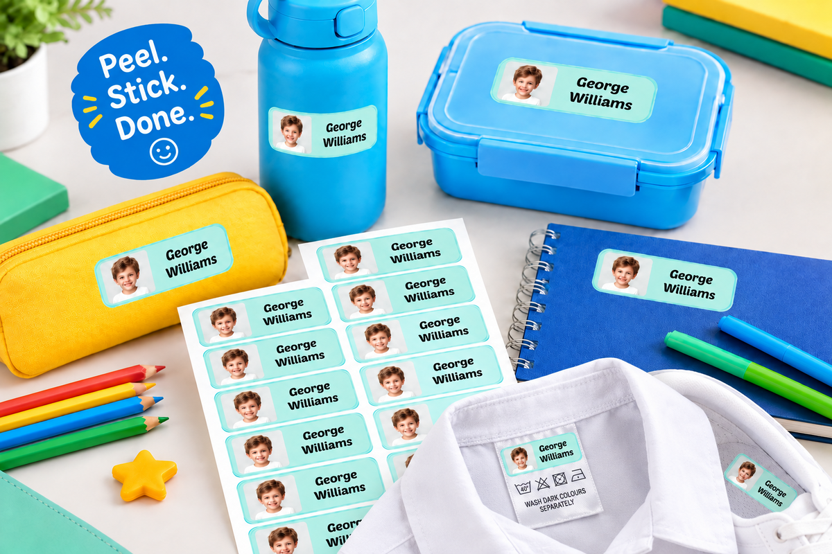 Photo Name Labels