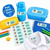 Stick-On Photo Name Labels - Medium