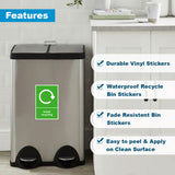 Mixed Recycling Bin Sticker