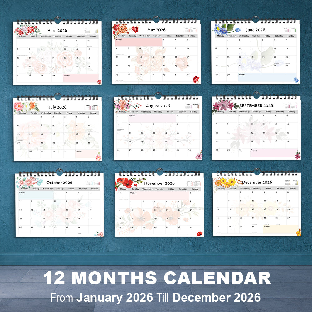 floral design calendar