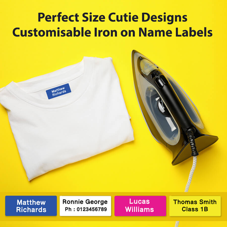 Name Labels for Clothes Iron On