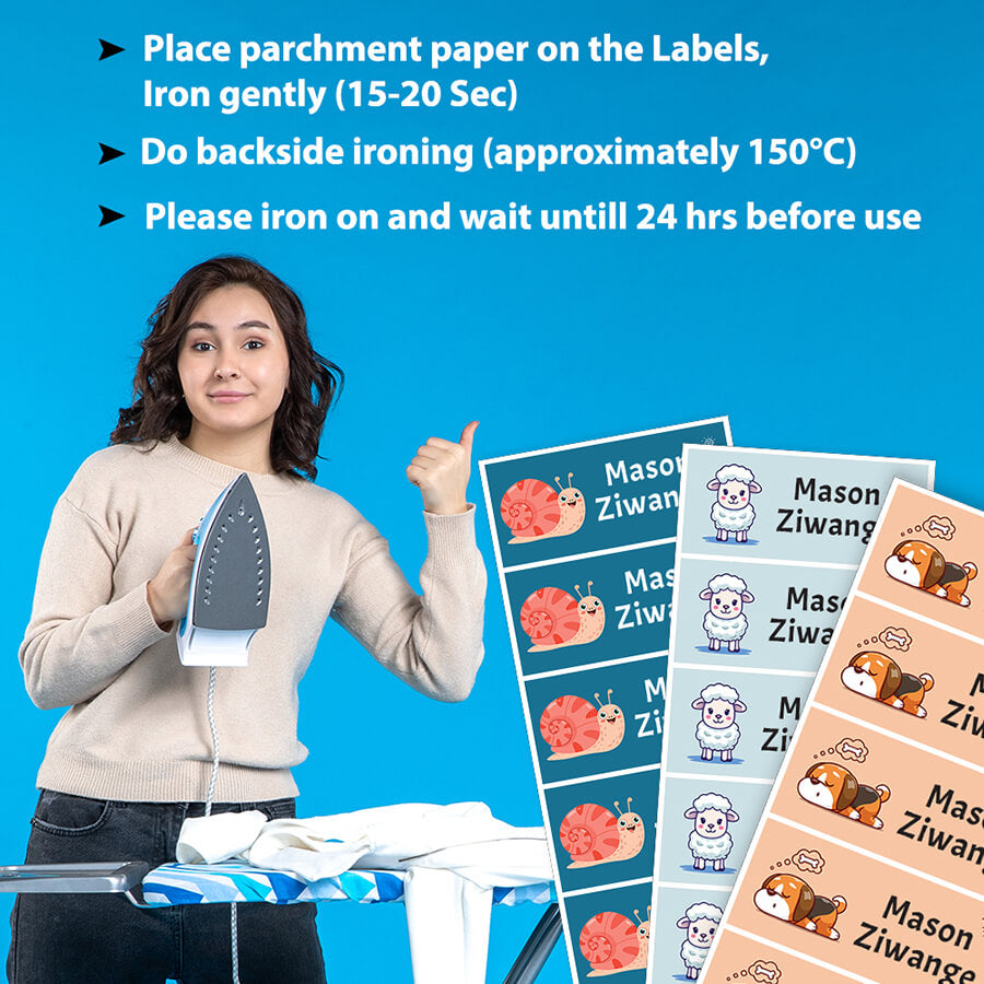 Iron On Label - Standard - Designer