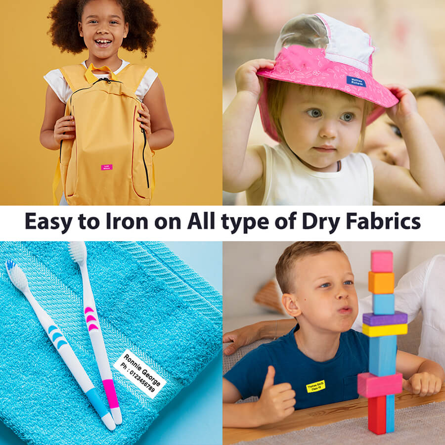 Printed Name Labels for Clothes