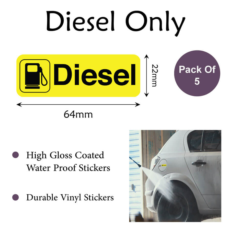 Car fuel sticker for diesel/Fuel sticker/Self-adhesive diesel fuel ...