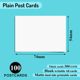 White Card for Printing & Business Use